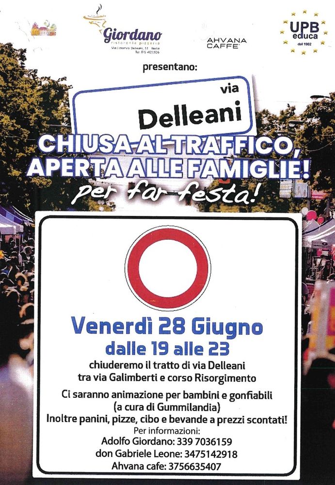 Festa delle famiglie in via Delleani a Biella Festa delle famiglie in via Delleani a Biella