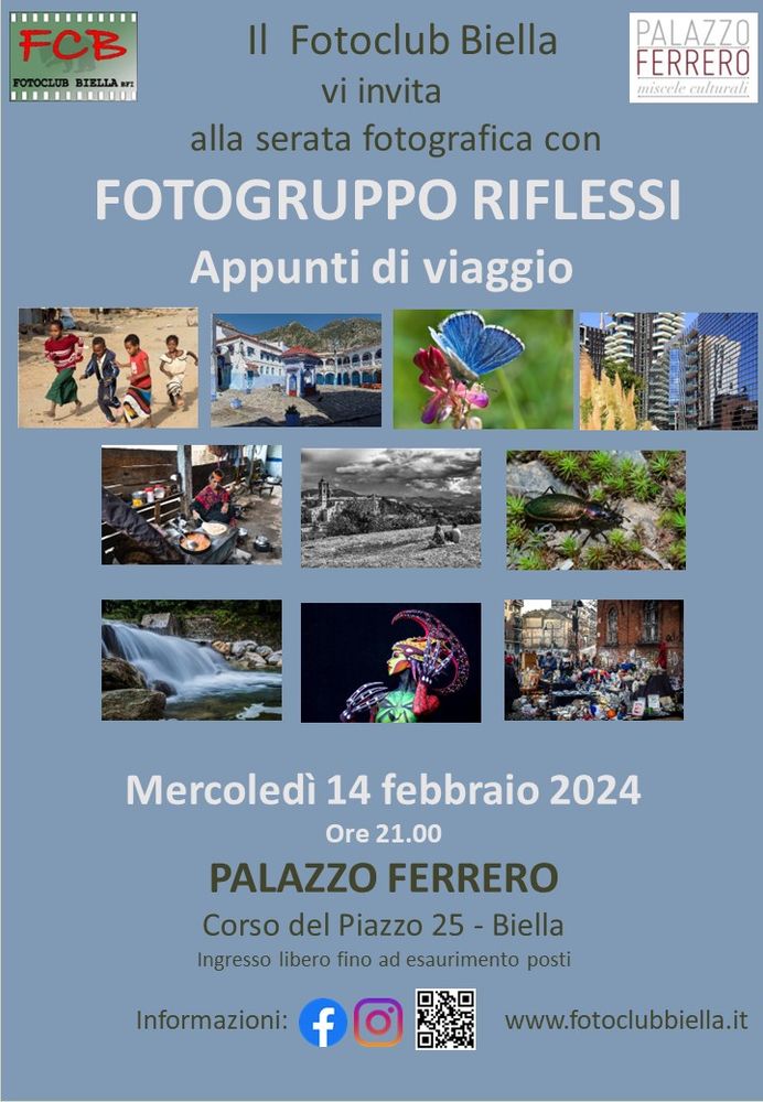 Biella, Fotogruppo Riflessi presenta “Appunti di viaggio”: la serata fotografica.