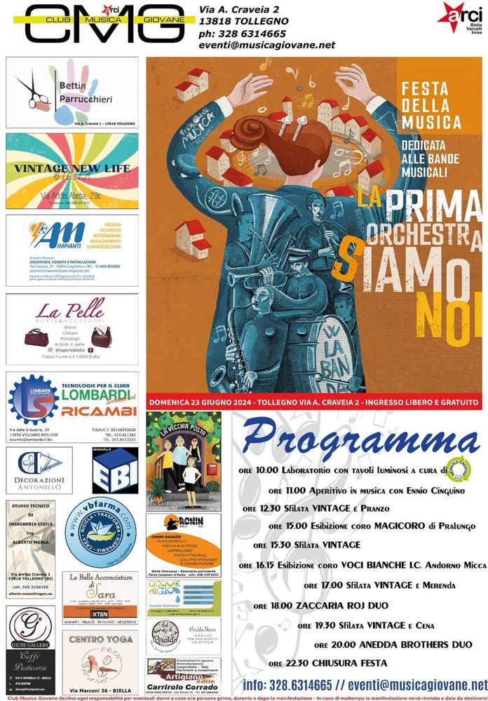 A Tollegno c'è la Festa della Musica!