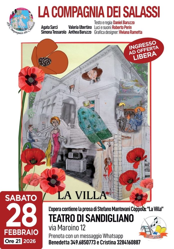 La Compagnia dei Salassi porta “La Villa” sul palco di Sandigliano