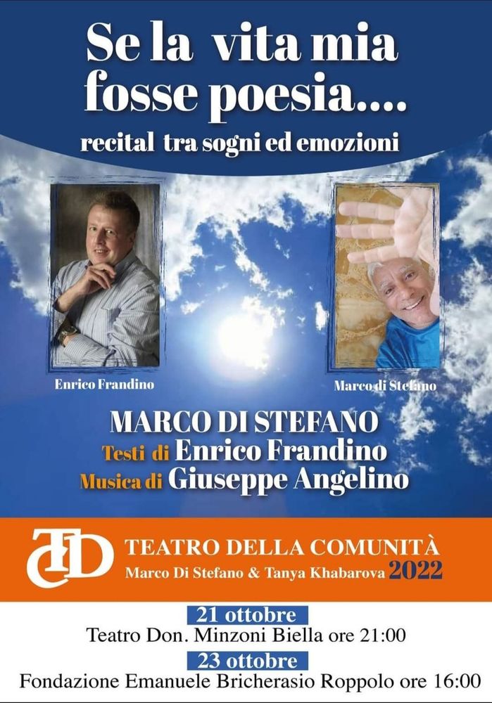 "Se la vita mia fosse poesia…", domani  prima nazionale al Teatro Don Minzoni - Foto