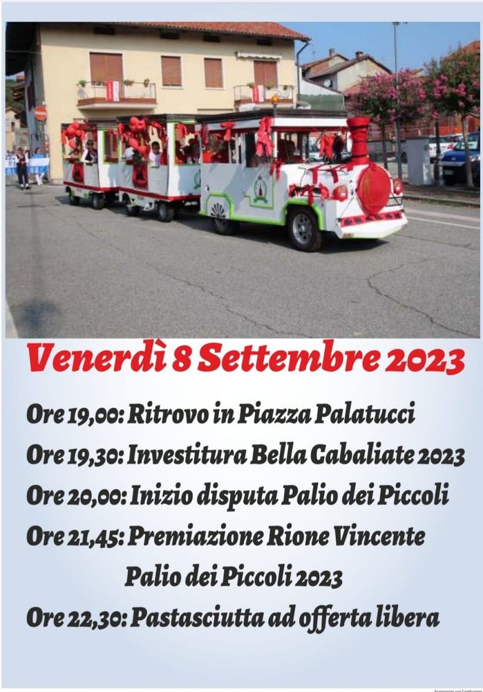 A Cavaglià un weekend ricco di appuntamenti con il Palio dei Rioni. A Cavaglià un weekend ricco di appuntamenti con il Palio dei Rioni.