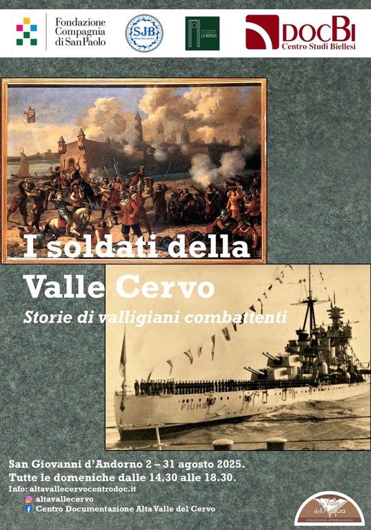Campiglia: Domani 25 agosto visitabile la mostra “I soldati della Valle Cervo. Storie di valligiani combattenti”