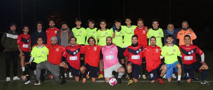 “Su Nuraghe Calcio Biella” vince 9-3 contro “Sbronzig Lisbona” “Su Nuraghe Calcio Biella” vince 9-3 contro “Sbronzig Lisbona”