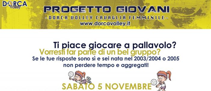 Cavaglià: Il Dorca Volley organizza un Open Day per il Progetto Giovani