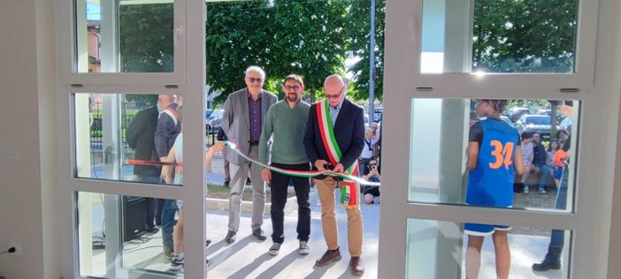 Ponderano, taglio del nastro per la nuova palestra