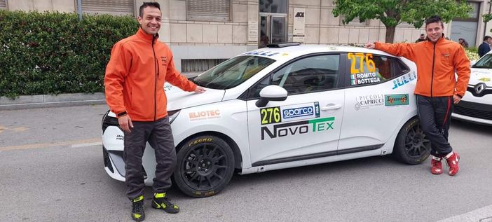 Gioele Romito e Nicolò Bottega al Rally di Alba - Foto Equipe Vitesse Gioele Romito e Nicolò Bottega al Rally di Alba - Foto Equipe Vitesse
