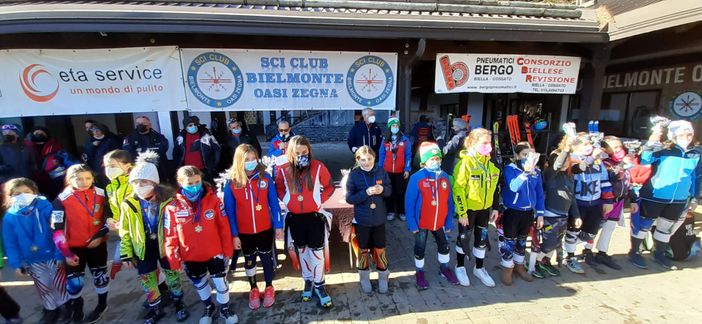 Sci, dai super baby agli allievi sulla pista Moncerchio di Bielmonte