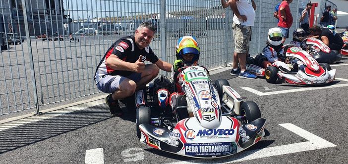 Kart: la rimonta di Leonardo de Grandi a Franciacorta