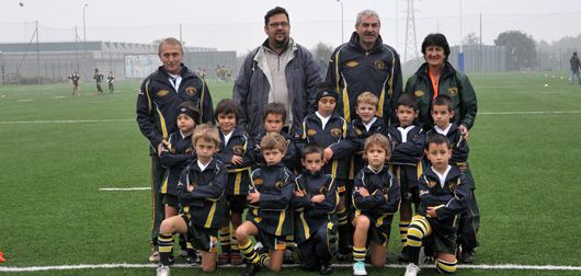 La squadra under 8 del Biella Rugby