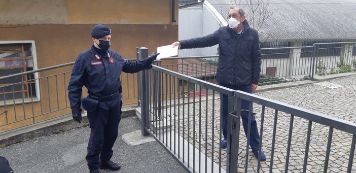 Coronavirus, sindaco Ceffa: "Grazie ai Carabinieri. Bioglio non resta fermo, guardiamo avanti con fiducia" FOTO