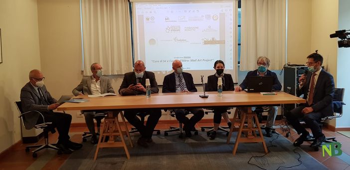 Un momento della conferenza stampa di presentazione