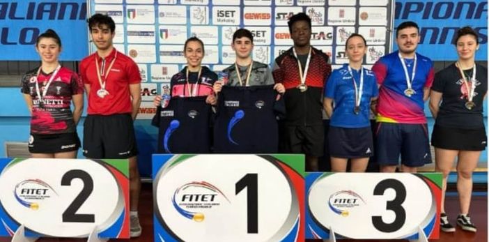 Tennistavolo,  Vincenzo Carmona del TT Biella sul podio a  Terni - Foto TT  Biella