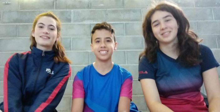 Da sinsitra Federica Prola, Mattia Noureldin e Lodovica Motta in gara ad Isola d'Asti - Foto TT Biella Da sinsitra Federica Prola, Mattia Noureldin e Lodovica Motta in gara ad Isola d'Asti - Foto TT Biella