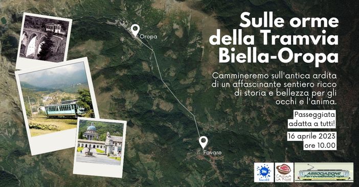 Una passeggiata sul tracciato della tramvia di Oropa tra storia e scorci mozzafiato