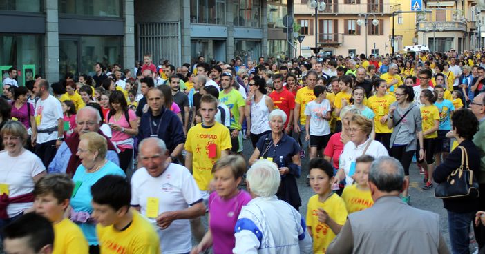 Un'immagine dell'altra gara cossatese: la CorriCossato