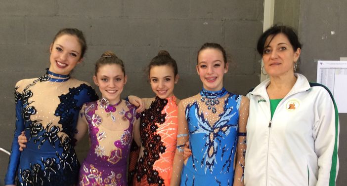 Ginnastica Ritmica - Due ori per la Società La Marmora a Bra