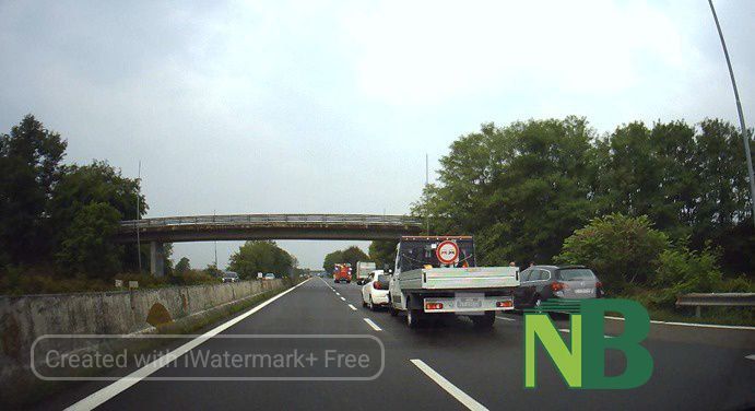Incidente sulla superstrada: traffico rallentato all’uscita di Cossato FOTO Mattia Baù per newsbiella.it