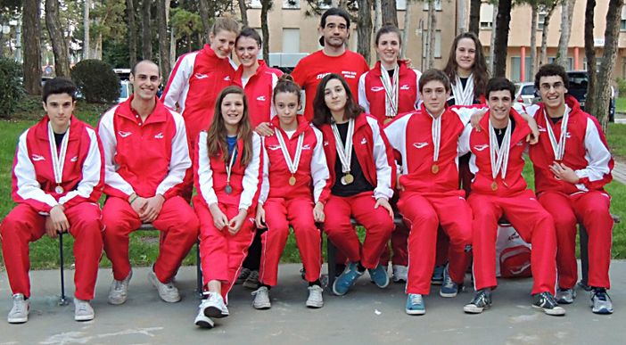 Gli atleti del Club Pralino ai nazionali di Nuoto Pinnato