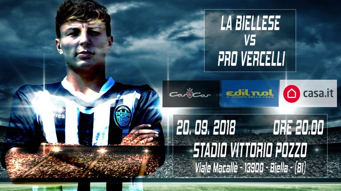 Amichevole di lusso al Pozzo, La Biellese di scena contro la Pro Vercelli