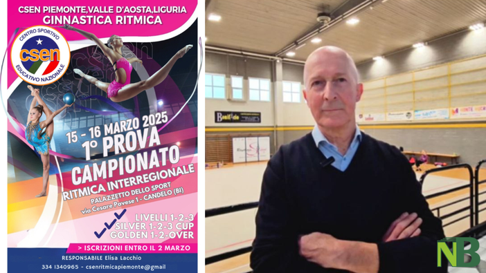 Candelo, campionato interregionale di ginnastica ritmica: l'intervista a Carlo Vineis, presidente Rhythmic School. Candelo, campionato interregionale di ginnastica ritmica: l'intervista a Carlo Vineis, presidente Rhythmic School.