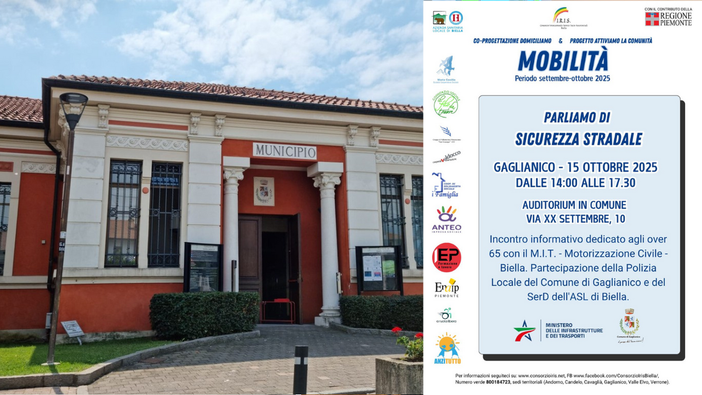 Sicurezza stradale: a Gaglianico un incontro dedicato agli over 65 Sicurezza stradale: a Gaglianico un incontro dedicato agli over 65