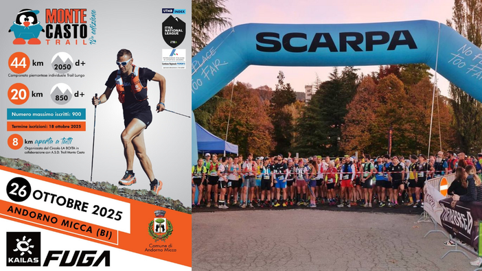 Trail Monte Casto, ad Andorno Micca si sfidano i campioni del trail running Trail Monte Casto, ad Andorno Micca si sfidano i campioni del trail running