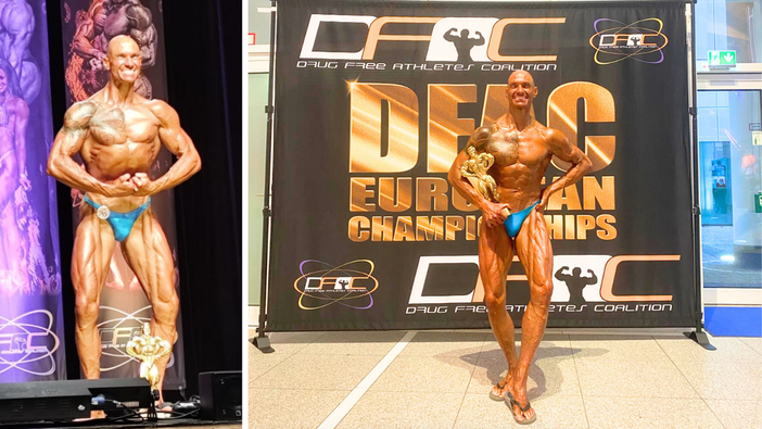 Il biellese Paolo Garizio è Campione Europeo 2025 di Natural Bodybuilding DFAC