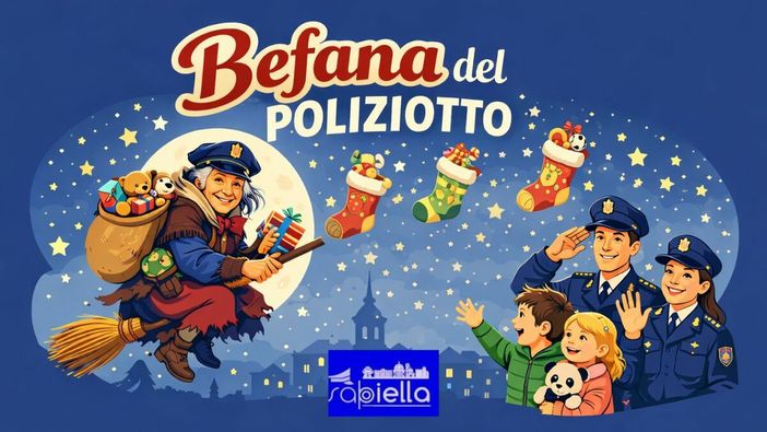 Ponderano, Befana del Poliziotto: Sap Biella organizza un pomeriggio dedicato ai bambini Ponderano, Befana del Poliziotto: Sap Biella organizza un pomeriggio dedicato ai bambini