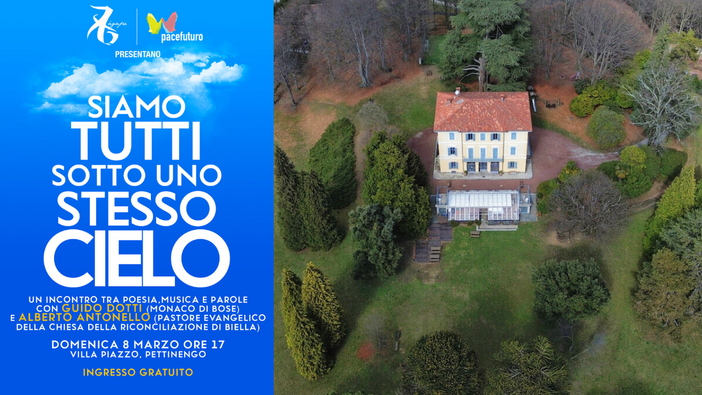 Pettinengo, incontro su pace e il destino comune: "Siamo tutti sotto uno stesso cielo"