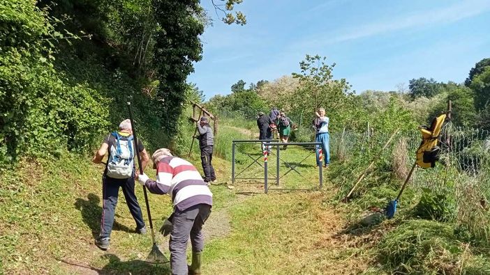 Biella, bel gesto dalle penne nere di Chiavazza: ripulito parte del Sentiero degli Alpini FOTO Biella, bel gesto dalle penne nere di Chiavazza: ripulito parte del Sentiero degli Alpini FOTO