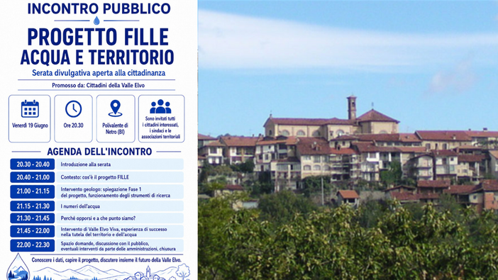 Netro, Acqua e territorio: questa sera il punto sul Progetto FILLE Netro, Acqua e territorio: questa sera il punto sul Progetto FILLE