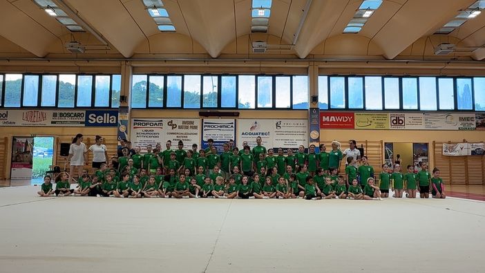 A Biella il saggio della Ginnastica Lamarmora