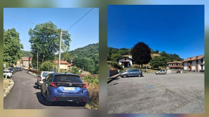 Pralungo, frazione Valle un lettore: "La piazza è vuota ma le auto sostano sulla strada"