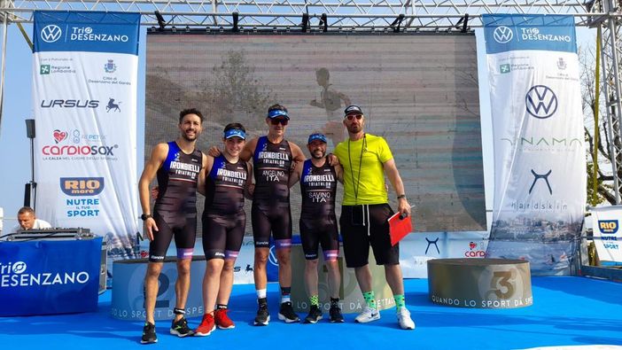 L’atleta Andrea Spezzano alla TriO Desenzano. Un successo anche del territorio