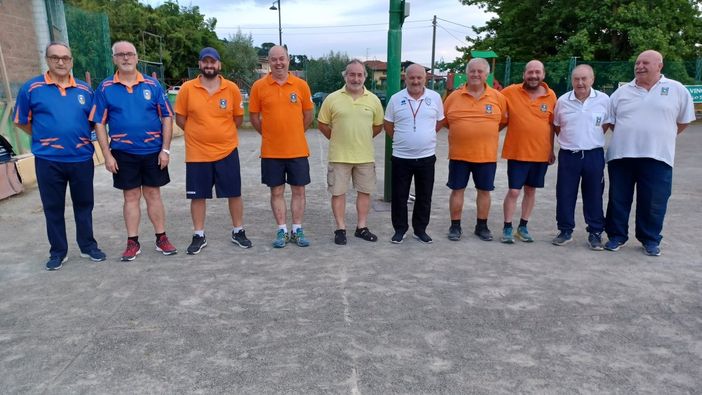 Le coppie semifinaliste di Valdengo - Foto Federbocce Le coppie semifinaliste di Valdengo - Foto Federbocce