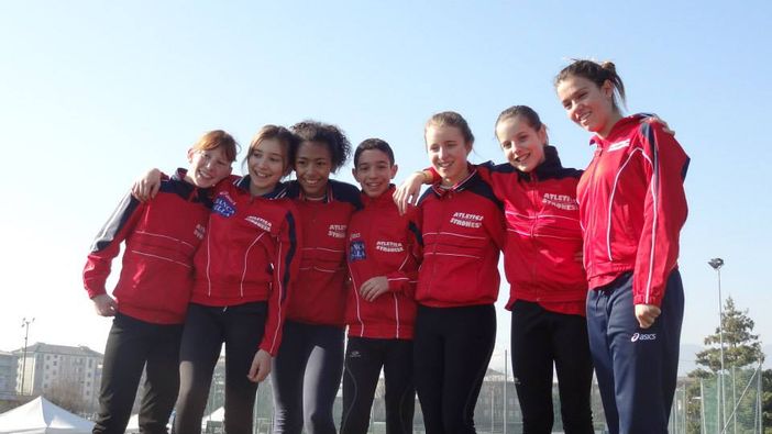 Gli atleti della Stronese (Foto Rosalda Garbella)