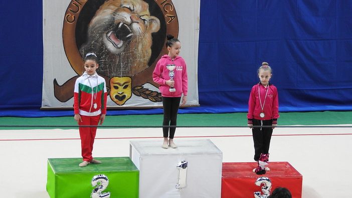 Rhythmic School: due ori e un bronzo nella prima prova regionale individuale