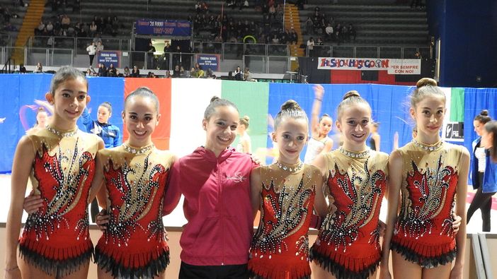 Ritmica: Interregionale di B1, le ragazze della Rhythmic School chiudono al 15.mo posto