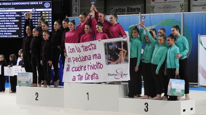 Rhythmic School nell’Olimpo della Ritmica italiana, la dedica speciale a Greta Riccardi