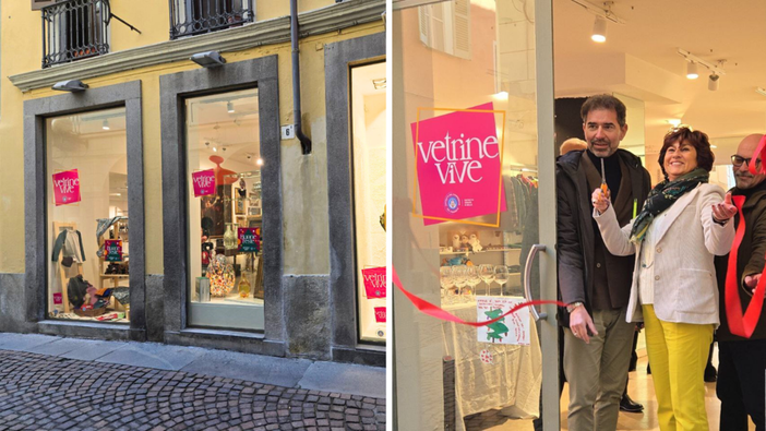 Biella si rinnova con il progetto "Vetrine Vive": inaugurati il secondo temporary store in via San Filippo. Biella si rinnova con il progetto "Vetrine Vive": inaugurati il secondo temporary store in via San Filippo.