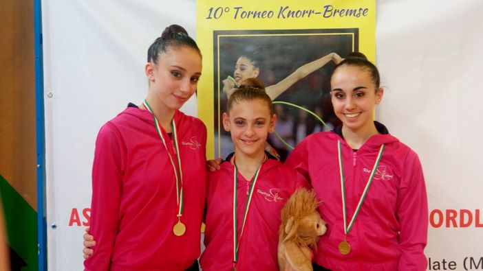 Ginnastica: 6° posto ad Arcore per le allieve della Rhythmic School Ginnastica: 6° posto ad Arcore per le allieve della Rhythmic School