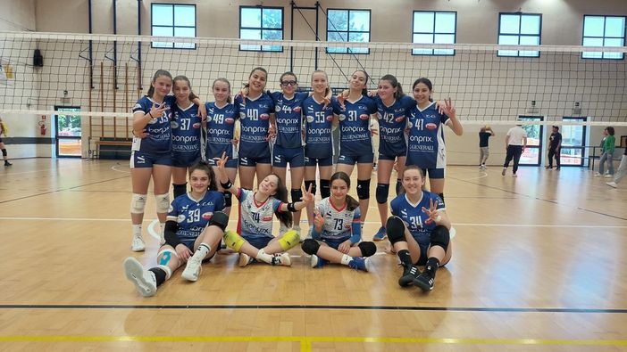 Pallavolo, settore giovanile, serie D TeamVolley, nella foto l'Under 15 Pallavolo, settore giovanile, serie D TeamVolley, nella foto l'Under 15