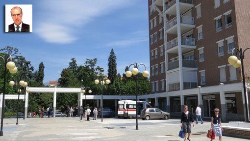 Cade dal decimo piano della torre di via Lamarmora FOTOGALLERY