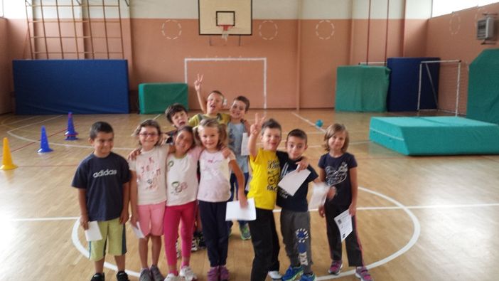 Minibaslket per le elementari al palazzetto di Ponzone