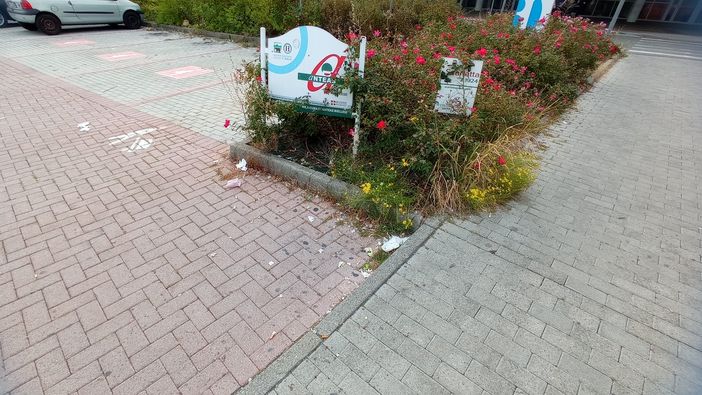 "Degrado davanti all'ospedale a Ponderano", scrive un lettore