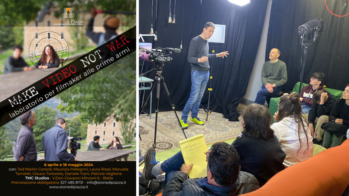 Storie di Piazza: “Fate video, non la guerra!” Il laboratorio per filmaker alle prime armi.