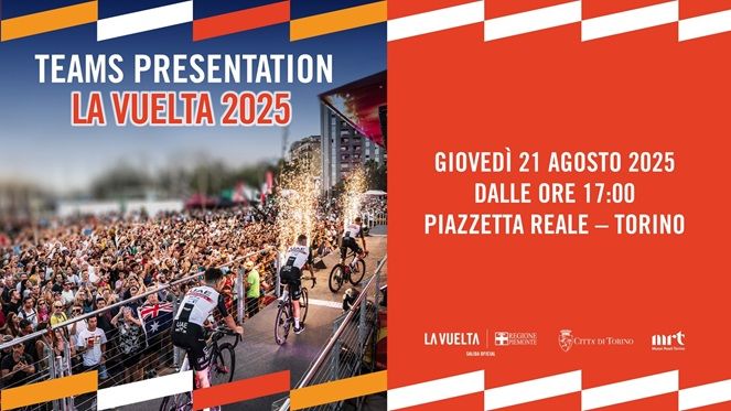 Parte dal Piemonte La Vuelta 2025: giovedì si presentano le squadre