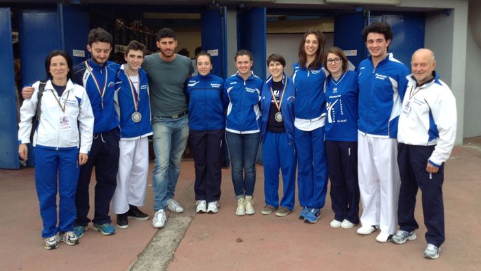 Il Team Funakoshi al termine della lunga “maratona” Internazionale