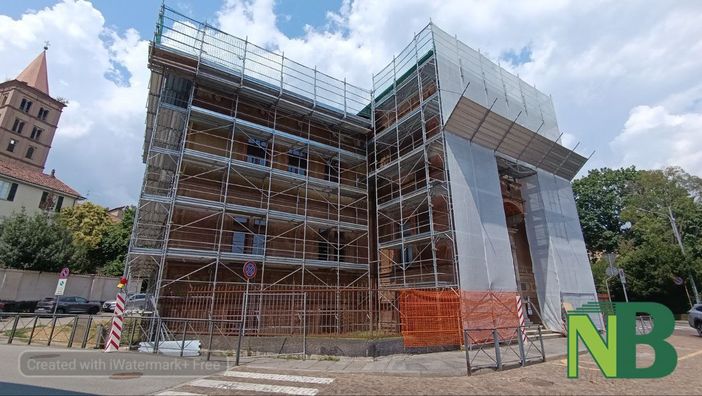 Nuova vita a Palazzina Piacenza, al via il cantiere da 1 milione 200 mila euro, FOTO Mattia Baù per newsbiella.it